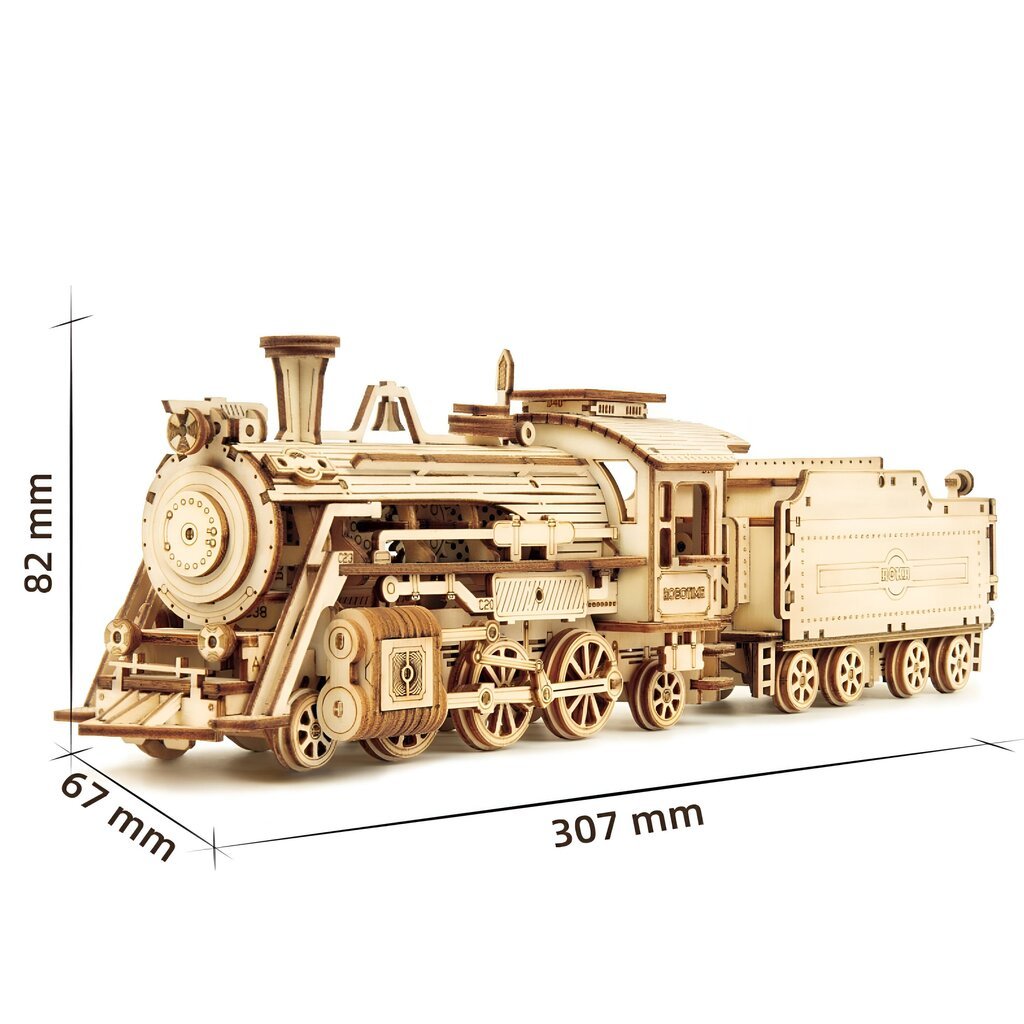 LIVMAN ZY-173 3D puidust aururongi puslekomplekt, mõõtkavas 1:80, 308 tükki цена и информация | Arendavad mänguasjad | kaup24.ee