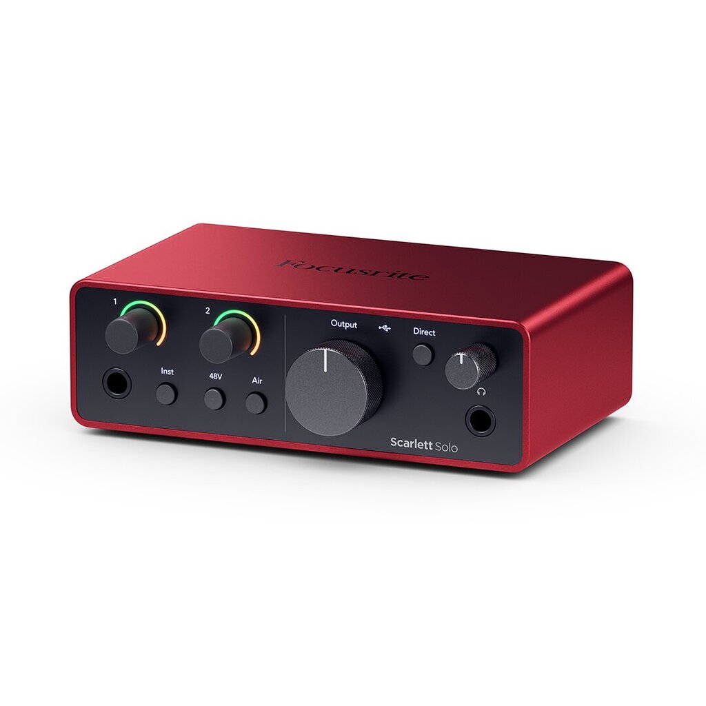 Focusrite Scarlett Solo 4th Gen hind ja info | Helikaardid | kaup24.ee