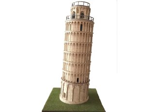 CUIT - Комплект cборная керамическая модель здания - Пизанская башня (Pisa, Italy) 1/165, 3.653 цена и информация | Конструкторы и кубики | kaup24.ee