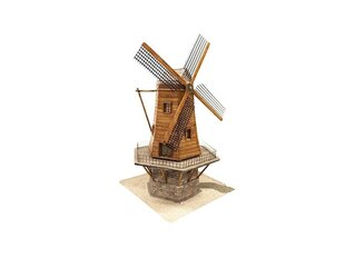 CUIT - Комплект cборная керамическая модель здания - голландская мельница, 1/76, 3.531 цена и информация | Конструкторы и кубики | kaup24.ee