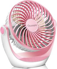 Настольный вентилятор OCOOPA USB, 2,5 Вт, розовый цена и информация | Вентиляторы | kaup24.ee