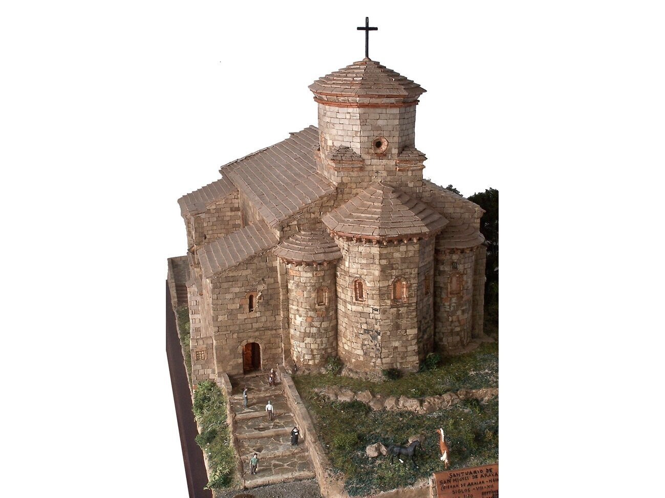 CUIT - Keraamiliste ehitusmudelite komplekt - San Miguel de Aralari kirik (Navarra, Spain), 1/65, 3.627 hind ja info | Klotsid ja konstruktorid | kaup24.ee