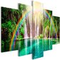 Maal - Rainbow Time (5 Parts) Wide hind ja info | Seinapildid | kaup24.ee