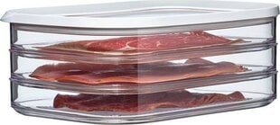 Mepal - Контейнер для разделки мяса Modula 3-слойный белый - 1650 мл цена и информация | Посуда для хранения еды | kaup24.ee