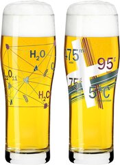 Ritzenhoff 3781002 Универсальный стакан для питья 600 мл — Brauchzeit No. 2 Series — 2 шт. — Сделано в Германии цена и информация | Стаканы, фужеры, кувшины | kaup24.ee