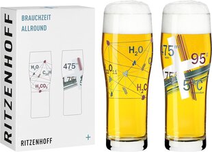 Ritzenhoff 3781002 Universaalne joogiklaas 600 ml, 2 tk hind ja info | Klaasid, tassid ja kannud | kaup24.ee