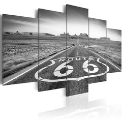 Maal - Route 66 - black and white hind ja info | Seinapildid | kaup24.ee