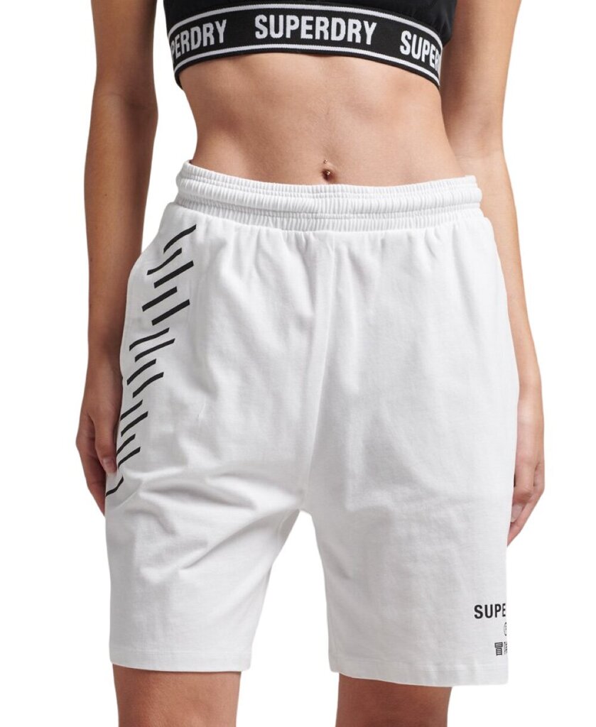 Lühikesed püksid naistele Superdry W7110315A 01C, valge hind ja info | Naiste lühikesed püksid | kaup24.ee