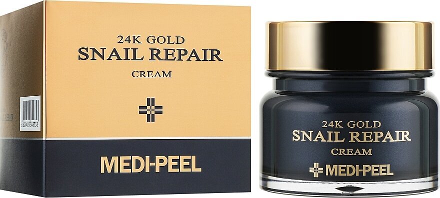 Taastav näokreem tigude sekretsiooni ja 24K kullaga Medi-Peel 24K Gold Snail Repair, 50g hind ja info | Näokreemid | kaup24.ee