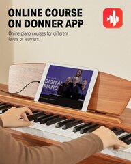Digitaalklaver Donner DDP-80 hind ja info | Klahvpillid | kaup24.ee
