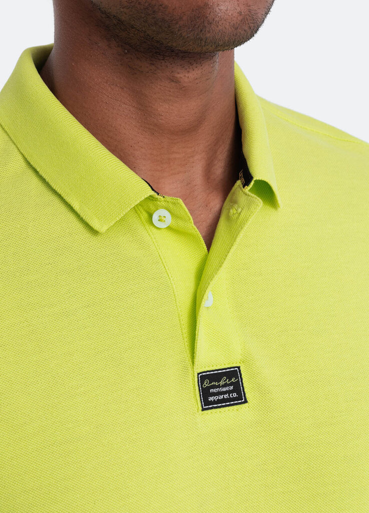 T-särk meestele Ombre Clothing S1745, roheline hind ja info | Meeste T-särgid | kaup24.ee