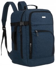 Ручная кладь/рюкзак PETERSON, 40x20x25 см, синий цена и информация | Рюкзаки и сумки | kaup24.ee