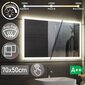 Vannitoa peegel, LED, puutetundlik 50x70cm hind ja info | Vannitoa peeglid | kaup24.ee