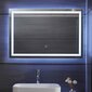 Vannitoa peegel, LED, puutetundlik 90x60cm hind ja info | Vannitoa peeglid | kaup24.ee