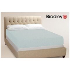 Bradley kummiga voodilina, 90 x 200 cm, aqua, 2tk цена и информация | Простыни | kaup24.ee