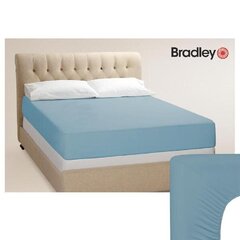Bradley kummiga voodilina, 180 x 200 cm, sinine, 2tk hind ja info | Voodilinad | kaup24.ee