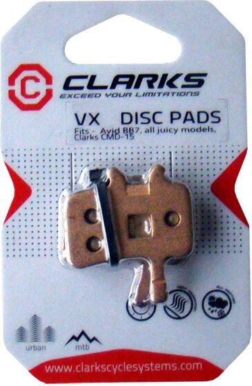 Piduriklotsid Clarks VX813C/VRX813C, 20 paari hind ja info | Muud jalgratta varuosad | kaup24.ee