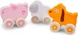 Ratastega puidust mänguasjade komplekt New Classic Toys hind ja info | Imikute mänguasjad | kaup24.ee