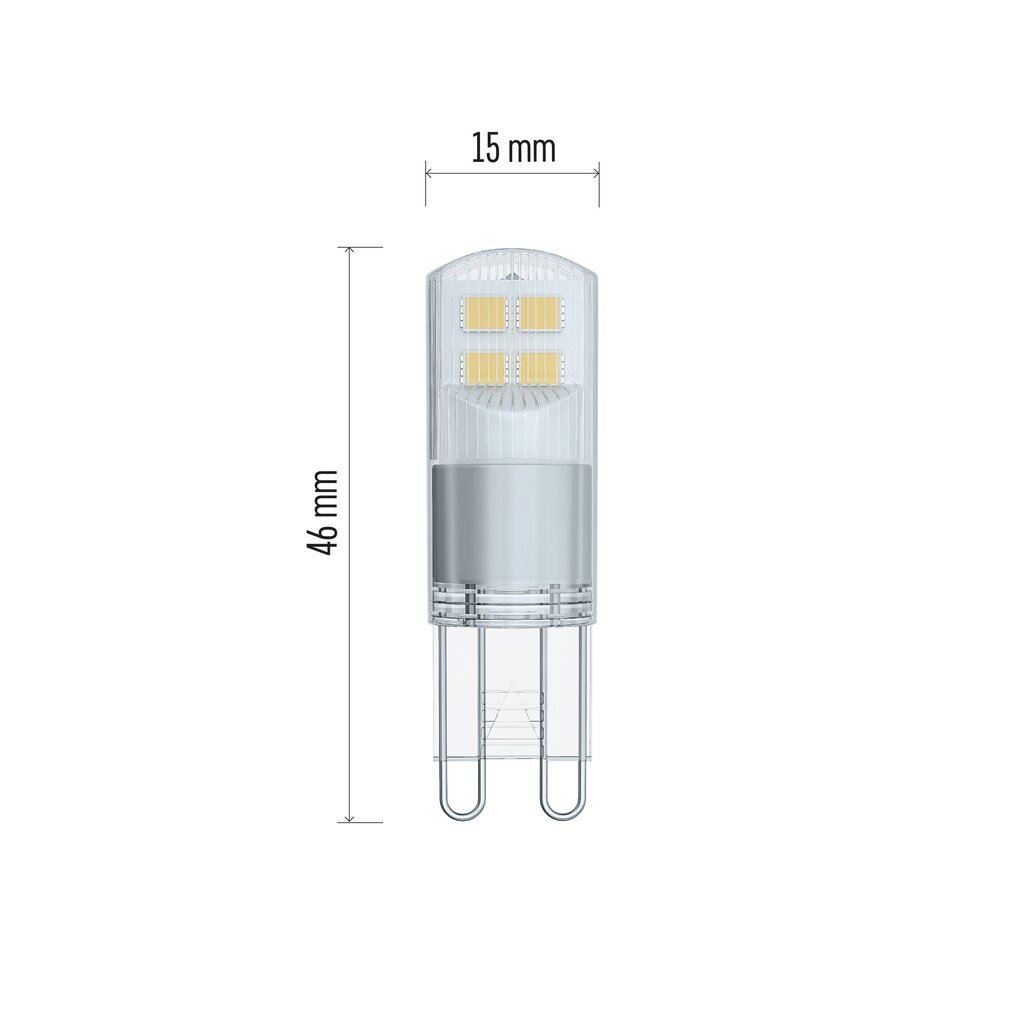 LED pirn EMOS CLS JC 1.9W G9 210lm WW цена и информация | Lambipirnid, lambid | kaup24.ee