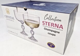Bohemia šampanjapokaalid Sterna, 6 tk. hind ja info | Klaasid, tassid ja kannud | kaup24.ee
