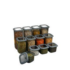 Fremont konteiner, 12 tk цена и информация | Посуда для хранения еды | kaup24.ee