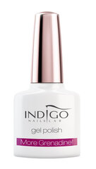 Hübriidlakk Indigo More Grenadine, 7 ml hind ja info | Indigo Kosmeetika, parfüümid | kaup24.ee