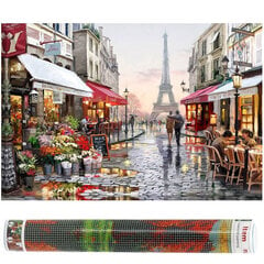 Алмазная мозаика Париж Эйфелева башня Springos, 30x40 см цена и информация | Алмазная мозаика | kaup24.ee