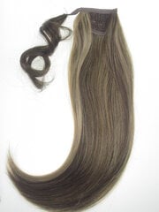 Наращивание волос «Конский хвост» (переключатель) Наращивание волос с оборкой вокруг хвоста скрывает захват в нашем потрясающем карамельно-коричневом с медово-русым мелированием Для женщин от Vanessa Grey P172-8H24B цена и информация | Аксессуары для волос | kaup24.ee