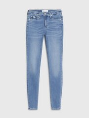 CALVIN KLEIN JEANS Mid Rise Skinny Denim Medium 560076643 цена и информация | Женские тканевые брюки с поясом, синие | kaup24.ee