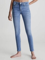 CALVIN KLEIN JEANS Mid Rise Skinny Denim Medium 560076643 цена и информация | Женские тканевые брюки с поясом, синие | kaup24.ee