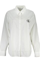 рубашка calvin klein j20j220515 J20J220515_7B7AC91_BIANCO0LA_XL цена и информация | Женские блузки, рубашки | kaup24.ee