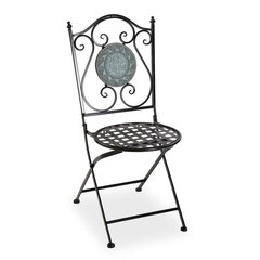 Садовое кресло Versa Мозаика, бирюзовоел (50 x 92 x 39 см) цена и информация | Садовые стулья, кресла, пуфы | kaup24.ee