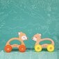 Puidust ratastega mänguasi lastele Janod Baby pop цена и информация | Imikute mänguasjad | kaup24.ee