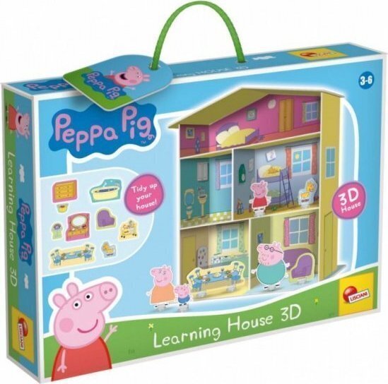 Hariv mäng Lisciani Peppa Pig - Learning House 3D hind ja info | Arendavad mänguasjad | kaup24.ee