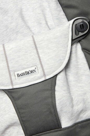 Lamamistooli kate Babybjörn Balance Soft Cotton/Jersey, dark grey/grey, 010084A цена и информация | Beebi lamamistoolid | kaup24.ee