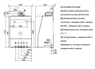 Газовый конденсационный котел с закрытой камерой сгорания, 3-31,0 кВт, настенный, BOSCH CONDENS черный фасад цена и информация | Водонагреватели | kaup24.ee