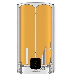 Elektriboiler Ferroli lame 80 l 1,8 kW, vertikaalne/horisontaalne TITANO TWIN 80 WI-FI, valge цена и информация | Boilerid | kaup24.ee