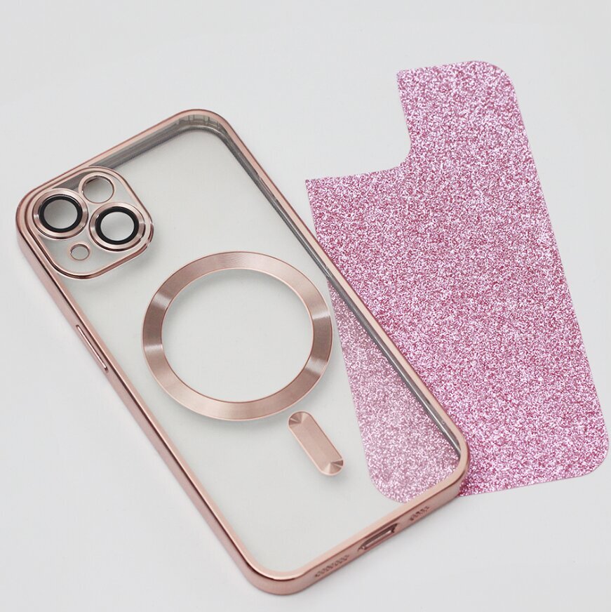 Mocco Glitter Chrome MagSafe Case for Apple iPhone 15 цена и информация | Telefoni kaaned, ümbrised | kaup24.ee