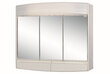 Peegliga riidekapp Topas Eco 60x53x18cm, valgustuse ja pistikupesaga hind ja info | Vannitoa peeglid | kaup24.ee