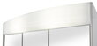 Peegliga riidekapp Topas Eco 60x53x18cm, valgustuse ja pistikupesaga hind ja info | Vannitoa peeglid | kaup24.ee