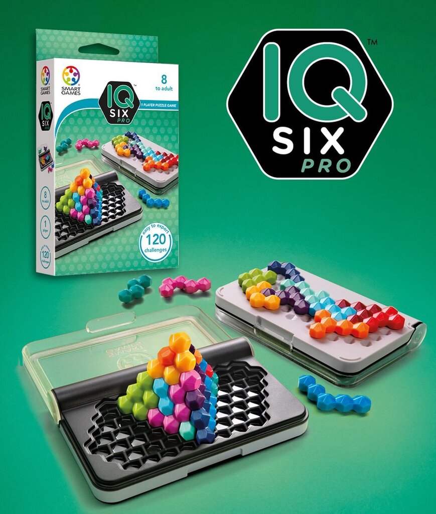 SmartGames - IQ Games (IQ Six Pro) mäng цена и информация | Lauamängud ja mõistatused | kaup24.ee