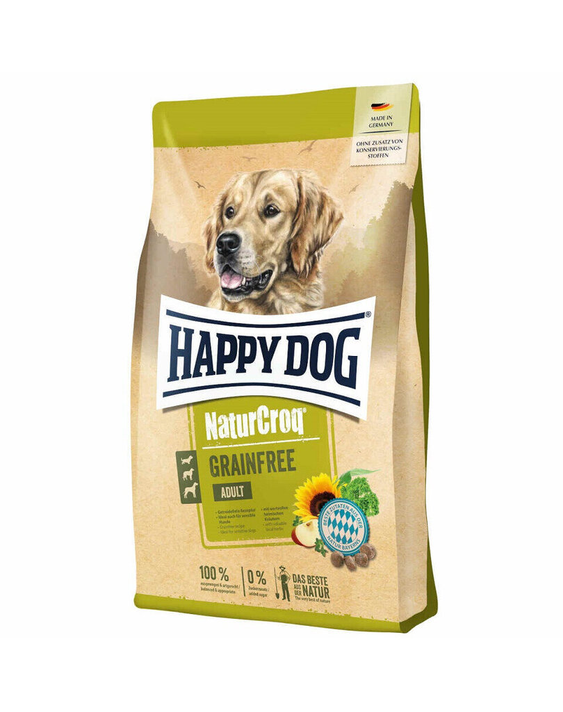 Happy Dog NaturCroq Grainfree igat tõugu koertele teraviljavaba kuivtoit kodulinnulihaga, 15 kg hind ja info | Kuivtoit koertele | kaup24.ee