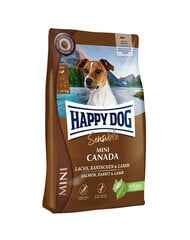 Happy Dog Sensible Mini Canada корм для собак мелких пород с лососем, кроликом и бараниной, 4 кг цена и информация | Сухой корм для собак | kaup24.ee