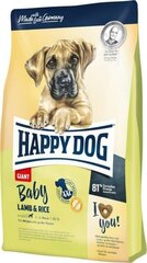 Happy Dog Baby Giant корм для щенков крупных пород с бараниной и рисом, 15 кг цена и информация |  Сухой корм для собак | kaup24.ee