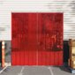 vidaXL uksekardin, punane, 200 mm x 1,6 mm 10 m, PVC цена и информация | Ukse hinged, tarvikud | kaup24.ee