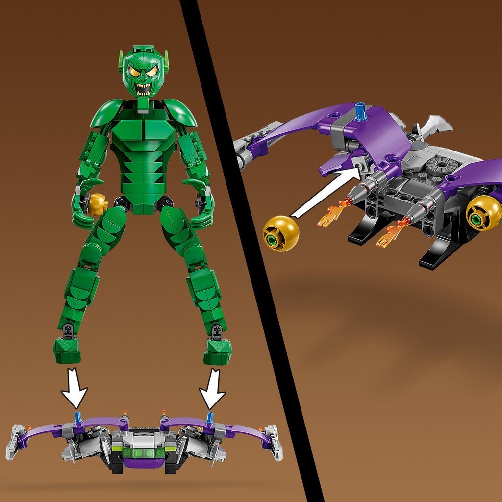 76284 LEGO® Marvel Green Goblin ehitusfiguur hind ja info | Klotsid ja konstruktorid | kaup24.ee