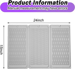Силиконовый коврик для сушки, 61 x 40 см цена и информация | Столовые и кухонные приборы | kaup24.ee