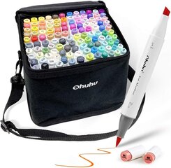 Ohuhu Кисть-маркер с 48 цветами, двухсторонний цена и информация | Принадлежности для рисования, лепки | kaup24.ee