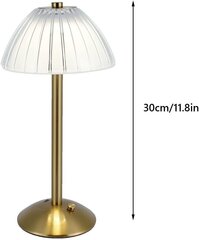 Беспроводная настольная лампа Kizozo, светодиодная, золотистый цена и информация | Настольная лампа | kaup24.ee