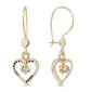 Kuldkõrvarõngad teemantidega naistele Beat Of Love hind ja info | Kõrvarõngad | kaup24.ee
